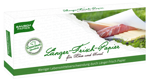 Verpackung Länger-Frisch-Papier